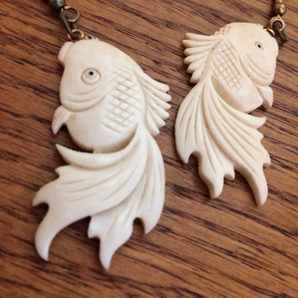 Fish earrings